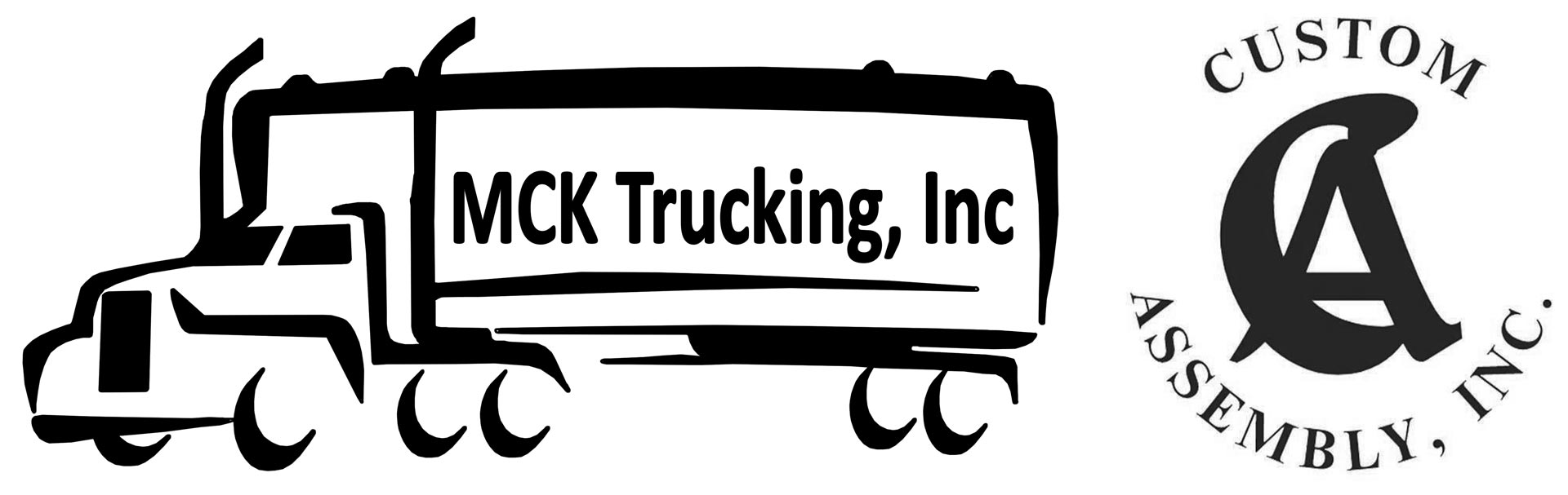 MCK Trucking and Custom Assembly Logos