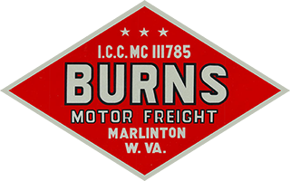 Burns Motor Freight Marlinton W. VA.